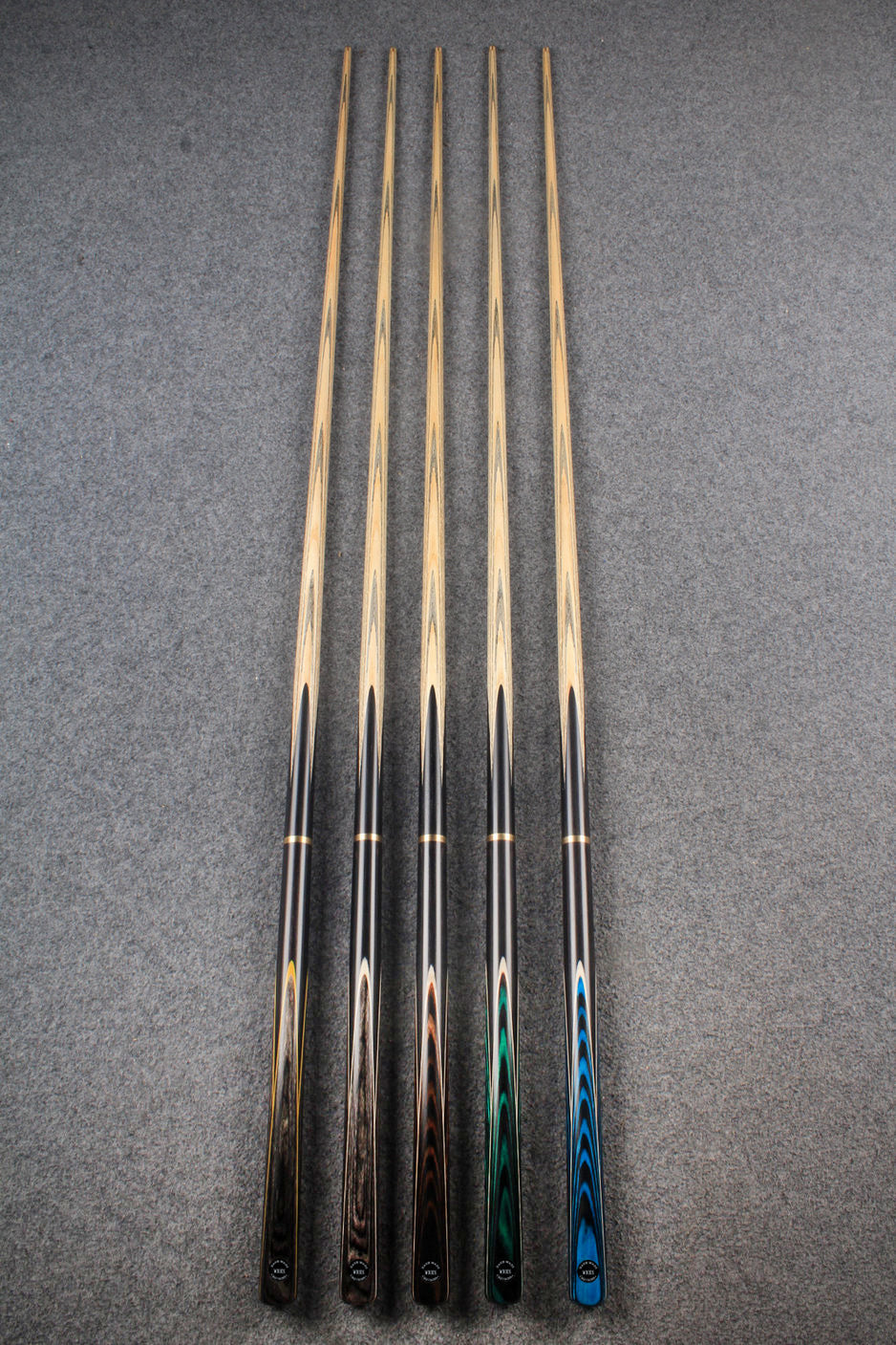 chevrons+ 3/4 ash snooker cues WOODS CUES
