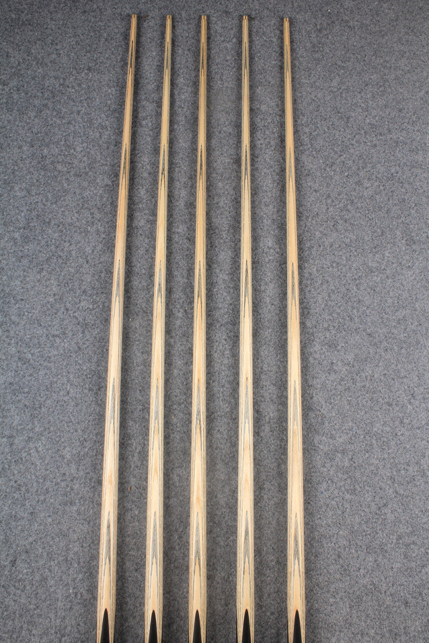 chevrons+ 3/4 ash snooker cues WOODS CUES