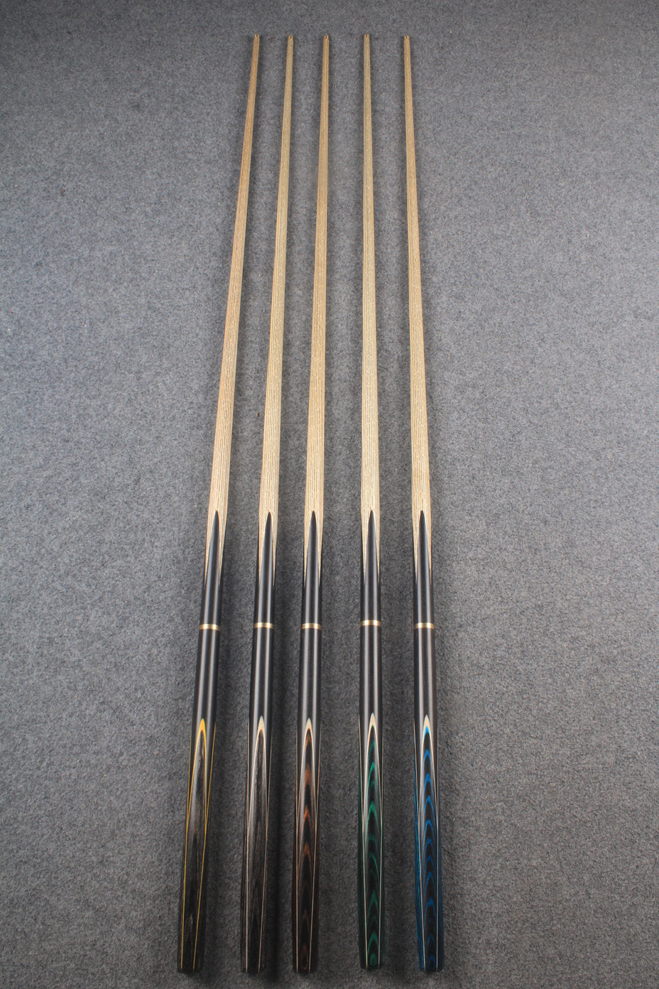 chevrons+ 3/4 ash snooker cues WOODS CUES