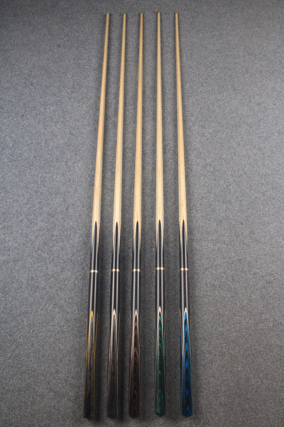 chevrons+ 3/4 ash snooker cues WOODS CUES