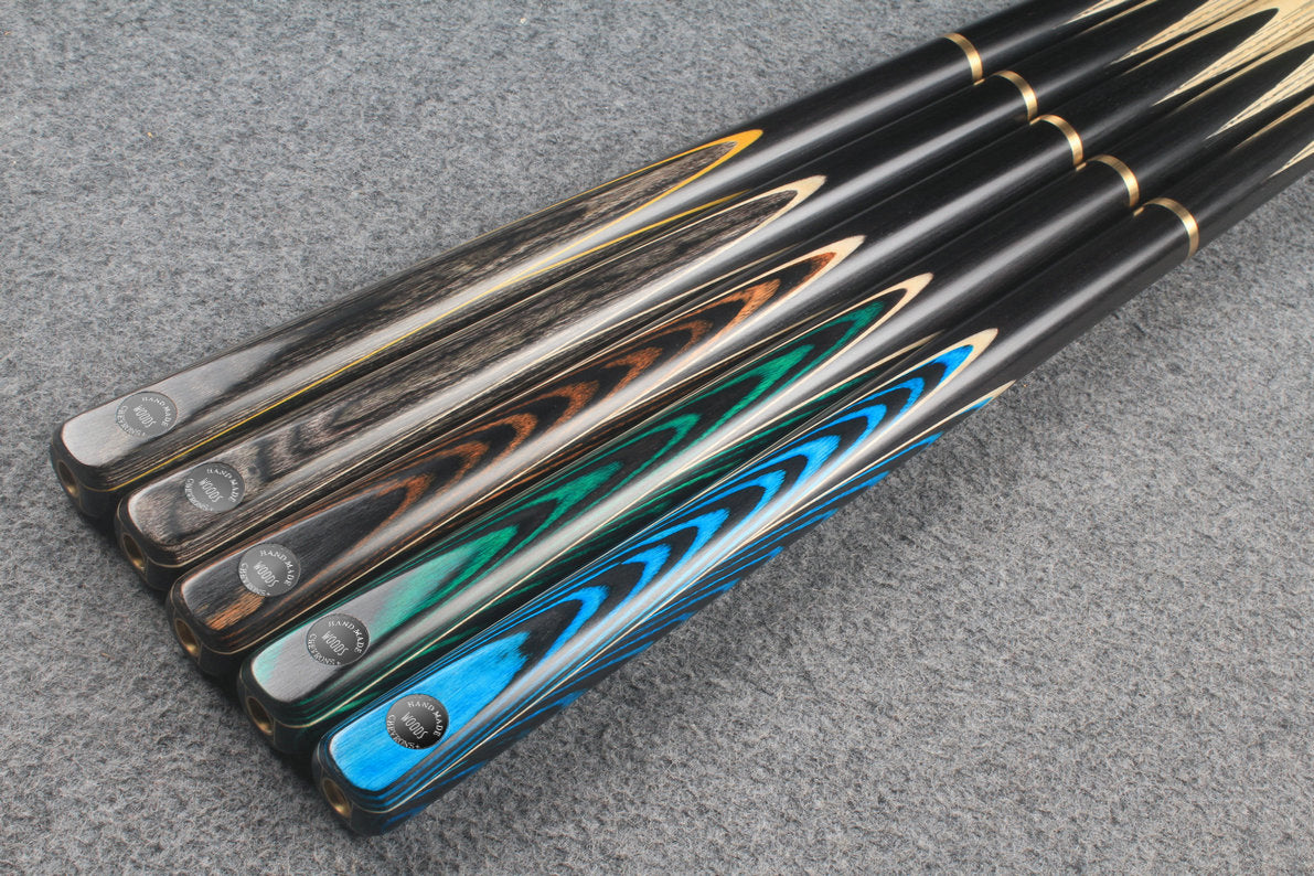 chevrons+ 3/4 ash snooker cues WOODS CUES