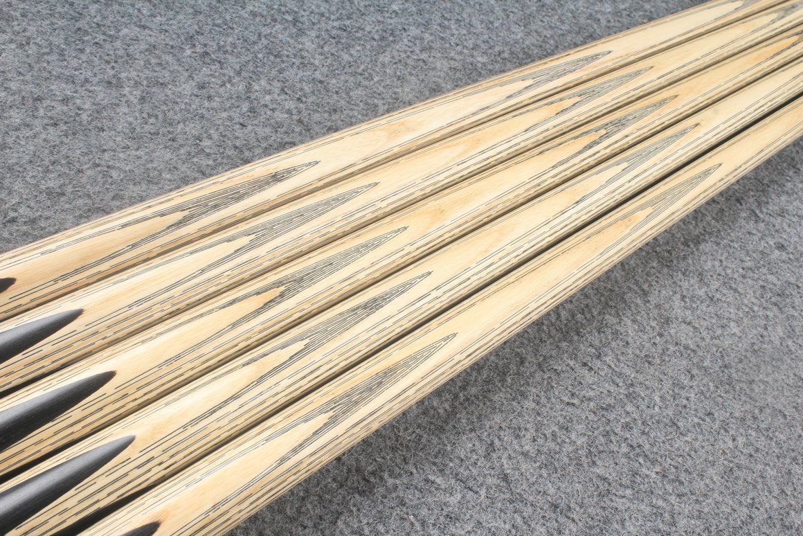 chevrons+ 3/4 ash snooker cues WOODS CUES