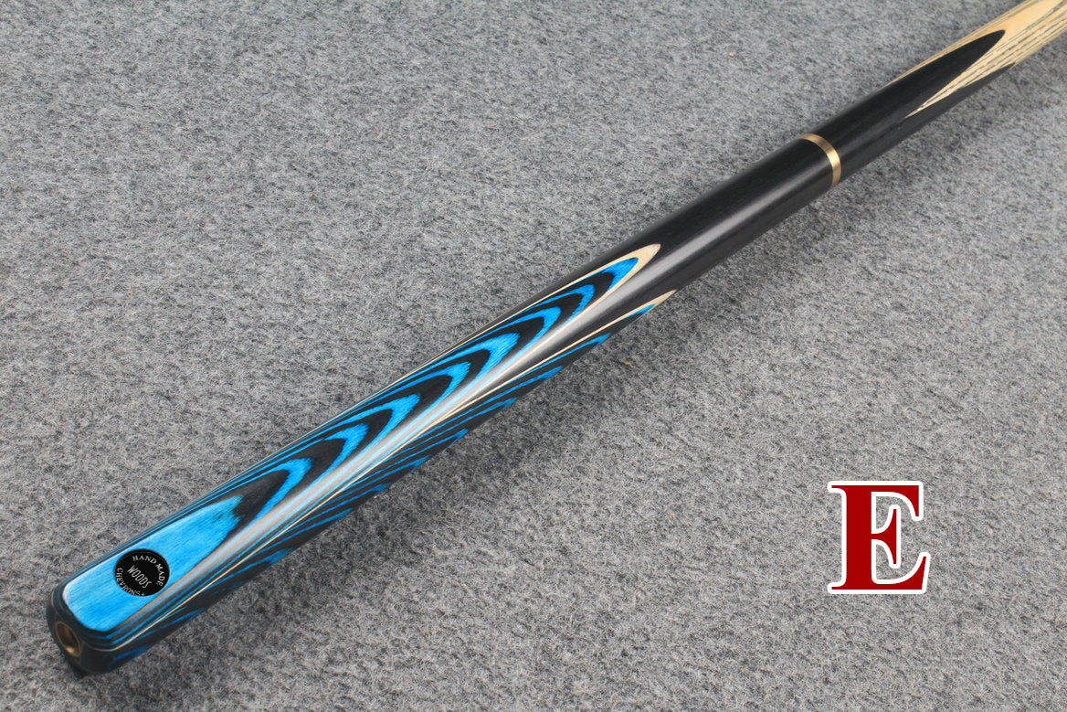 chevrons+ 3/4 ash snooker cues WOODS CUES