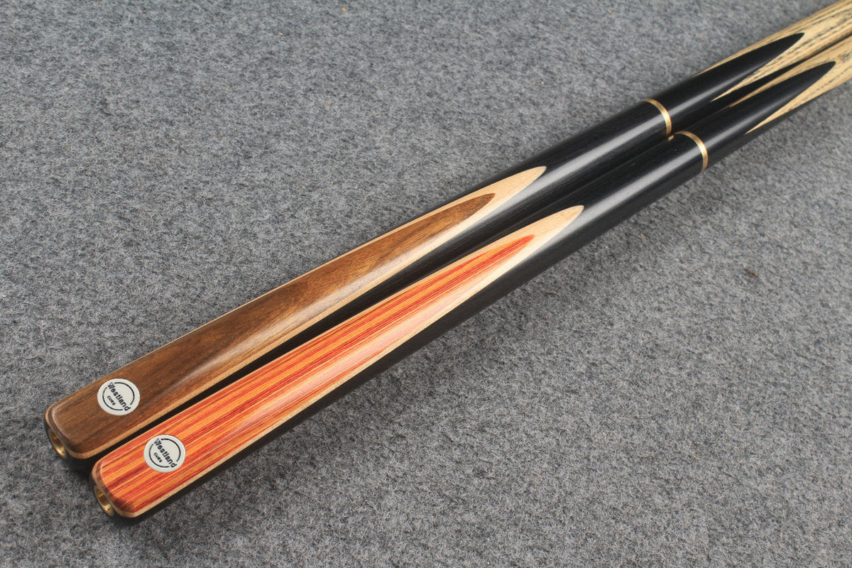 westland 3/4 ash english pool cues 8.5 mm titanium ferrule WOODS CUES