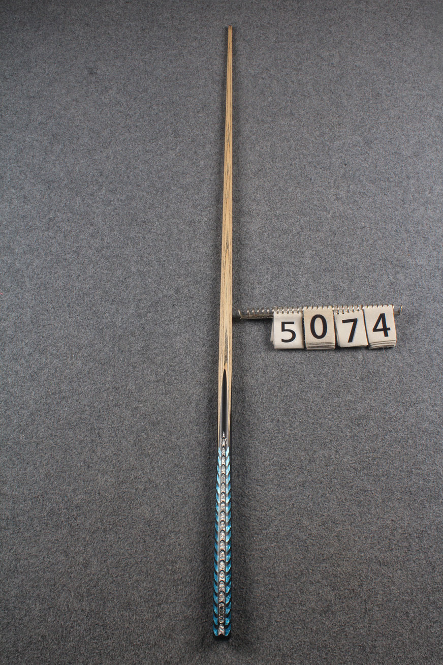 1 piece ash inlay chinese 8 ball pool cue # 5074 WOODS CUES