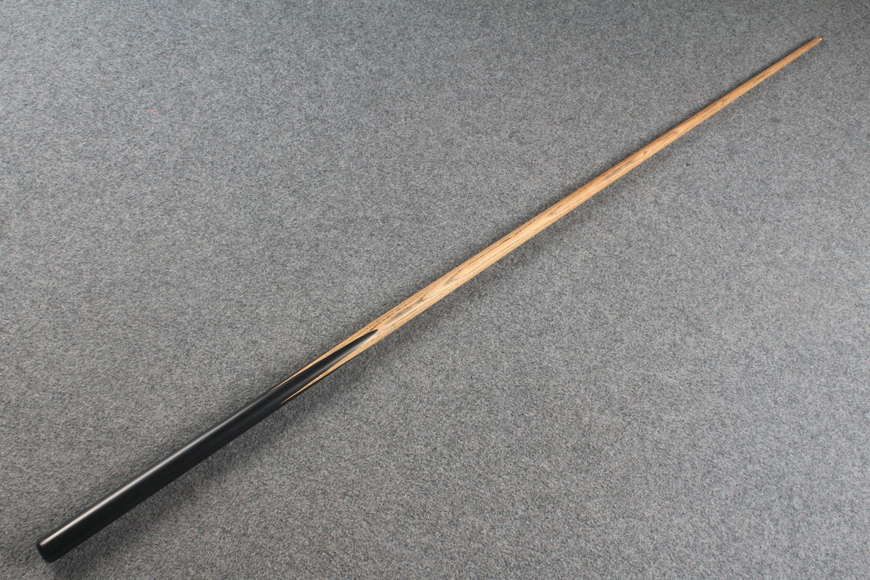 woods 1 piece handmade ash inlay chinese 8 ball pool cue # 5075