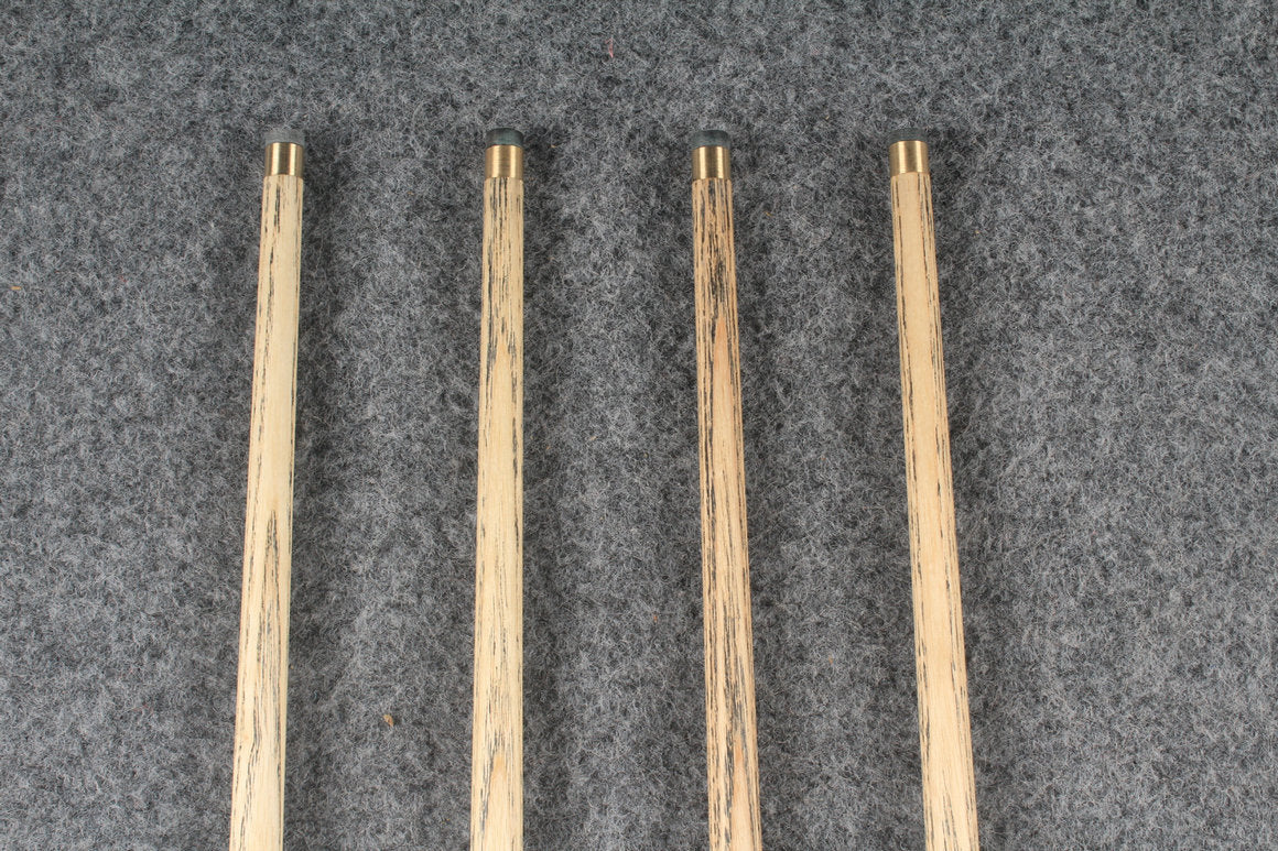 1 piece ash inlay snooker cue  #5077-5080 WOODS CUES