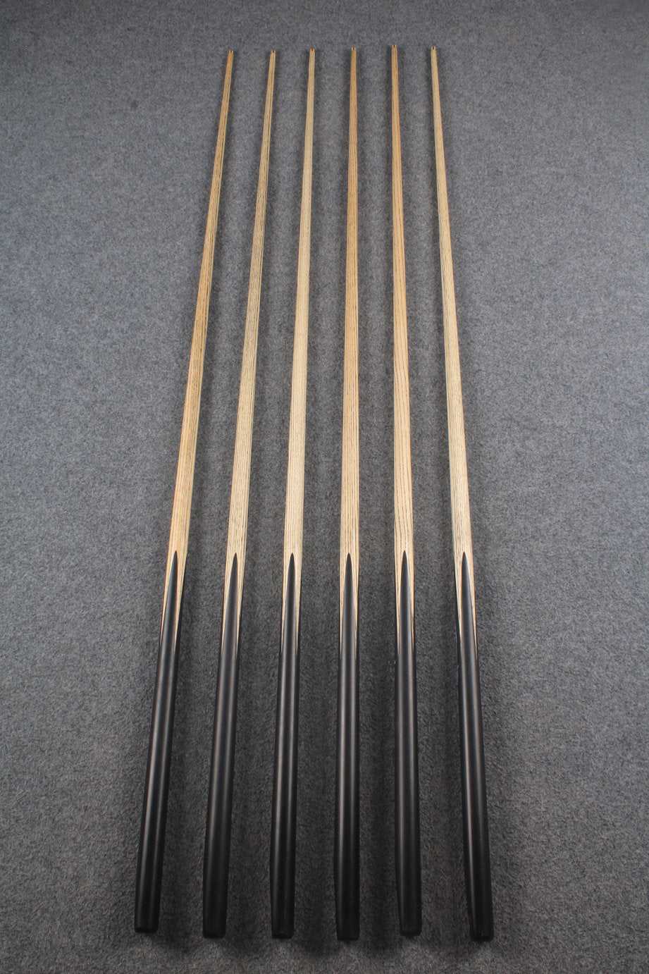 1 piece ash inlay snooker cue  #5086-5091