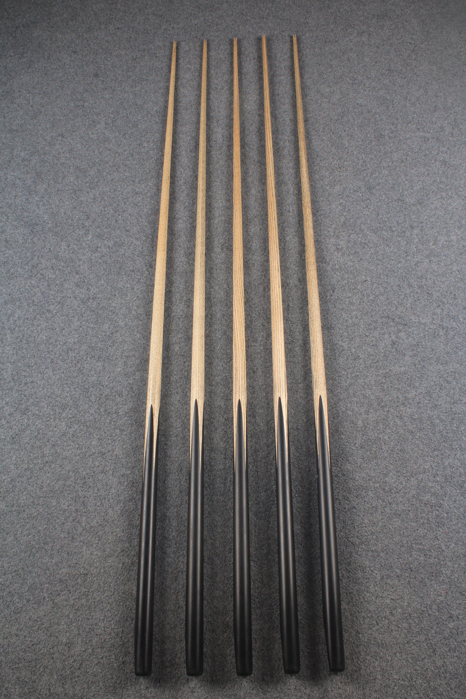 1 piece ash inlay english pool cue  #5092-#5096