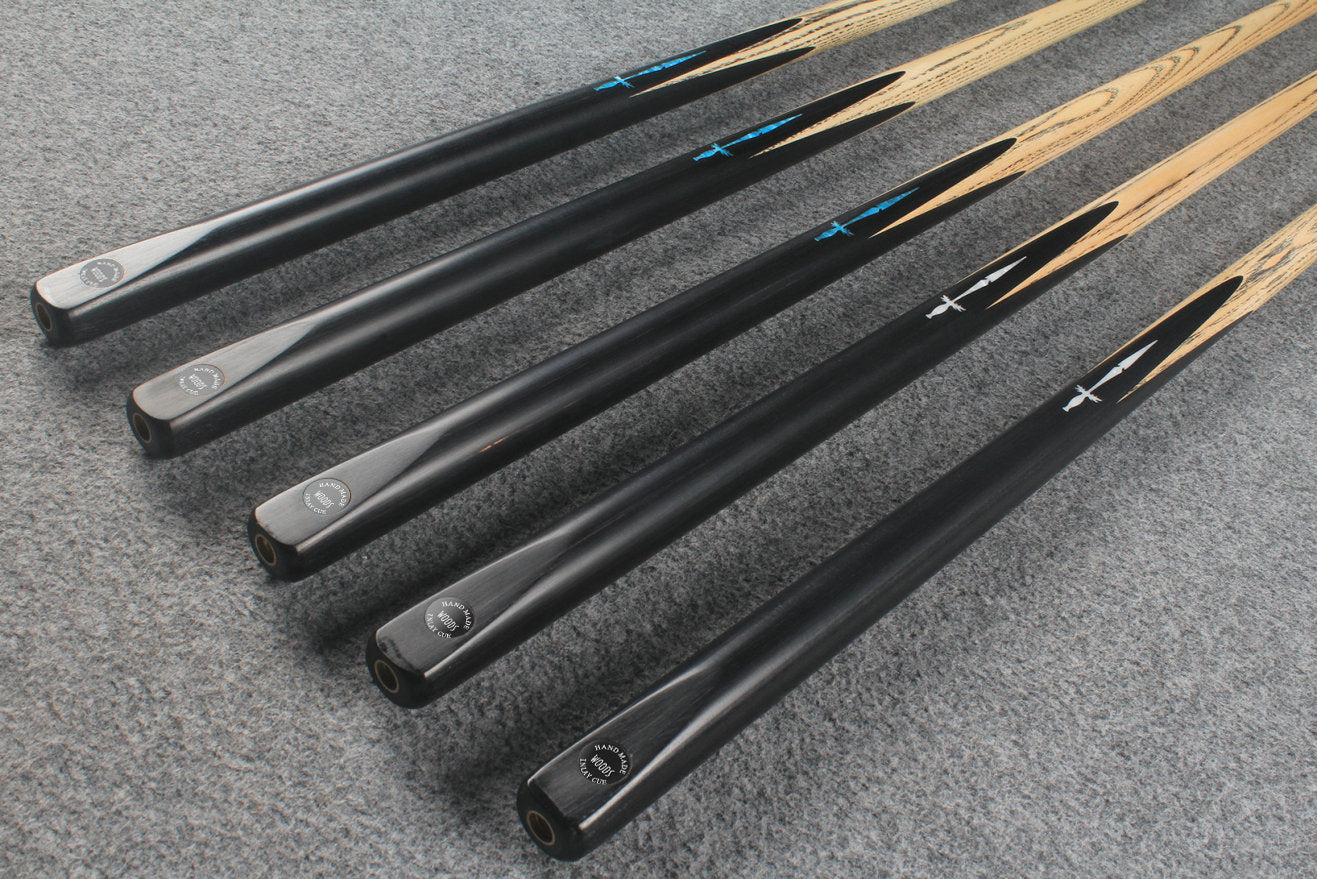 1 piece ash inlay english pool cue  #5092-#5096