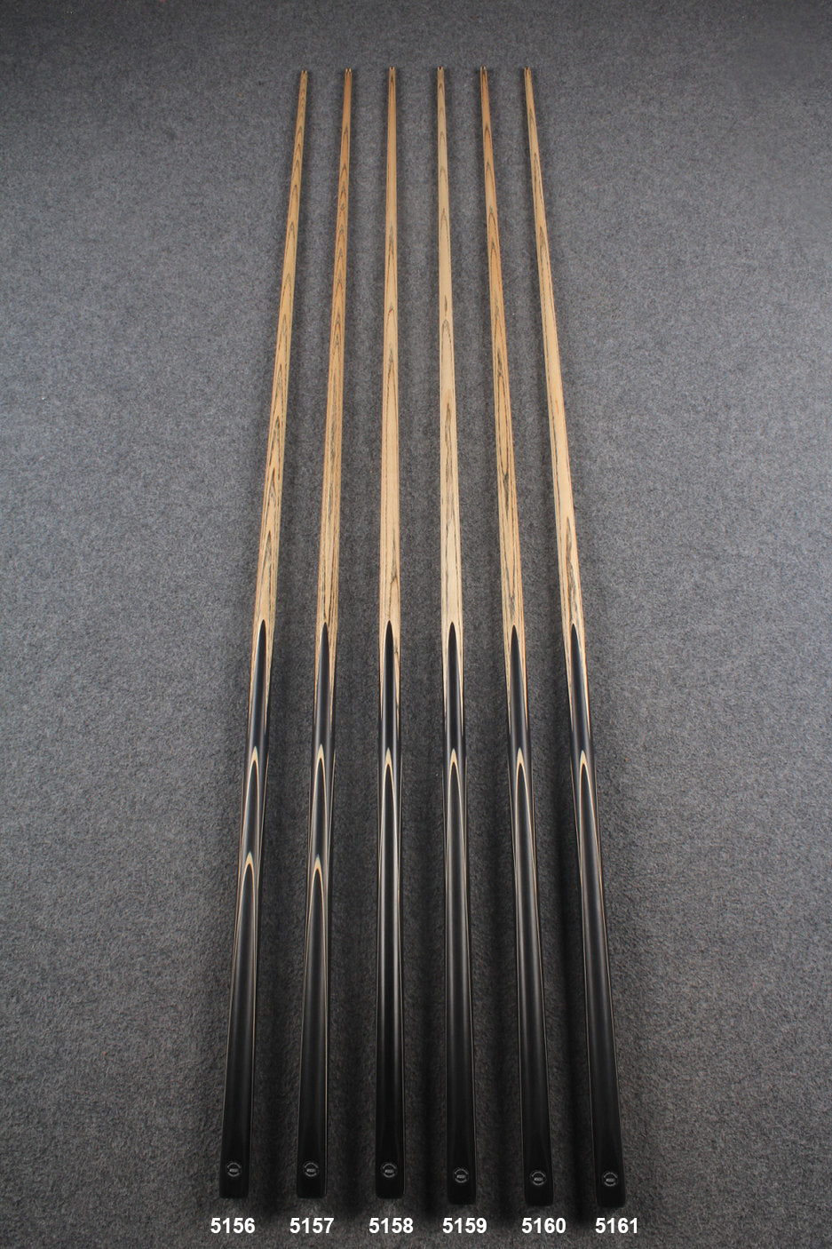 1 piece ash 64&#39;&#39; chinese 8 ball cue  #5156 - #5161