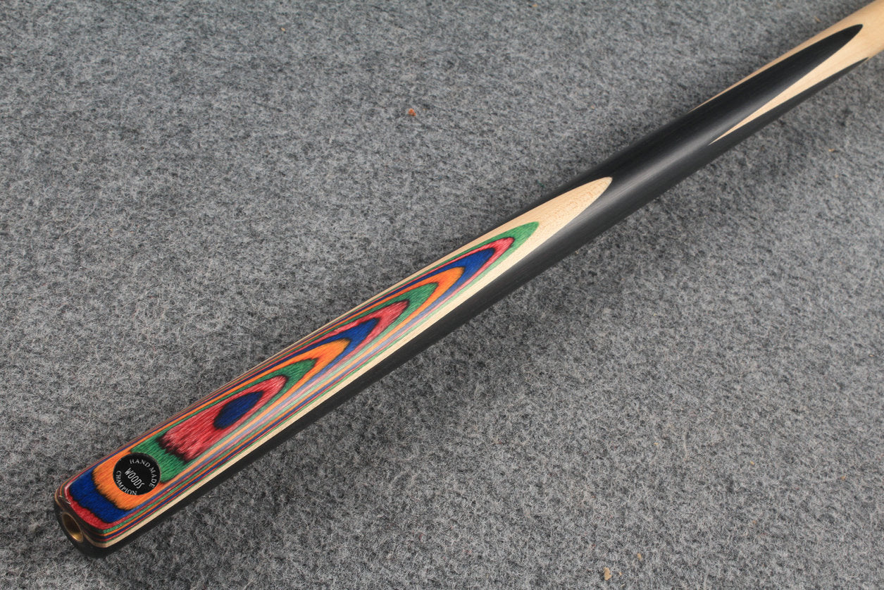 woods 1 piece handmade maple 60'' chinese 8 ball pool cue # 5162