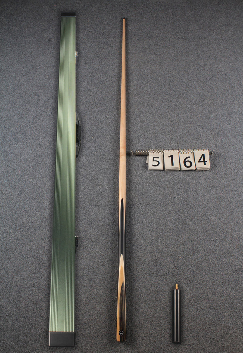 woods 1 piece handmade maple 60'' chinese 8 ball pool cue # 5164