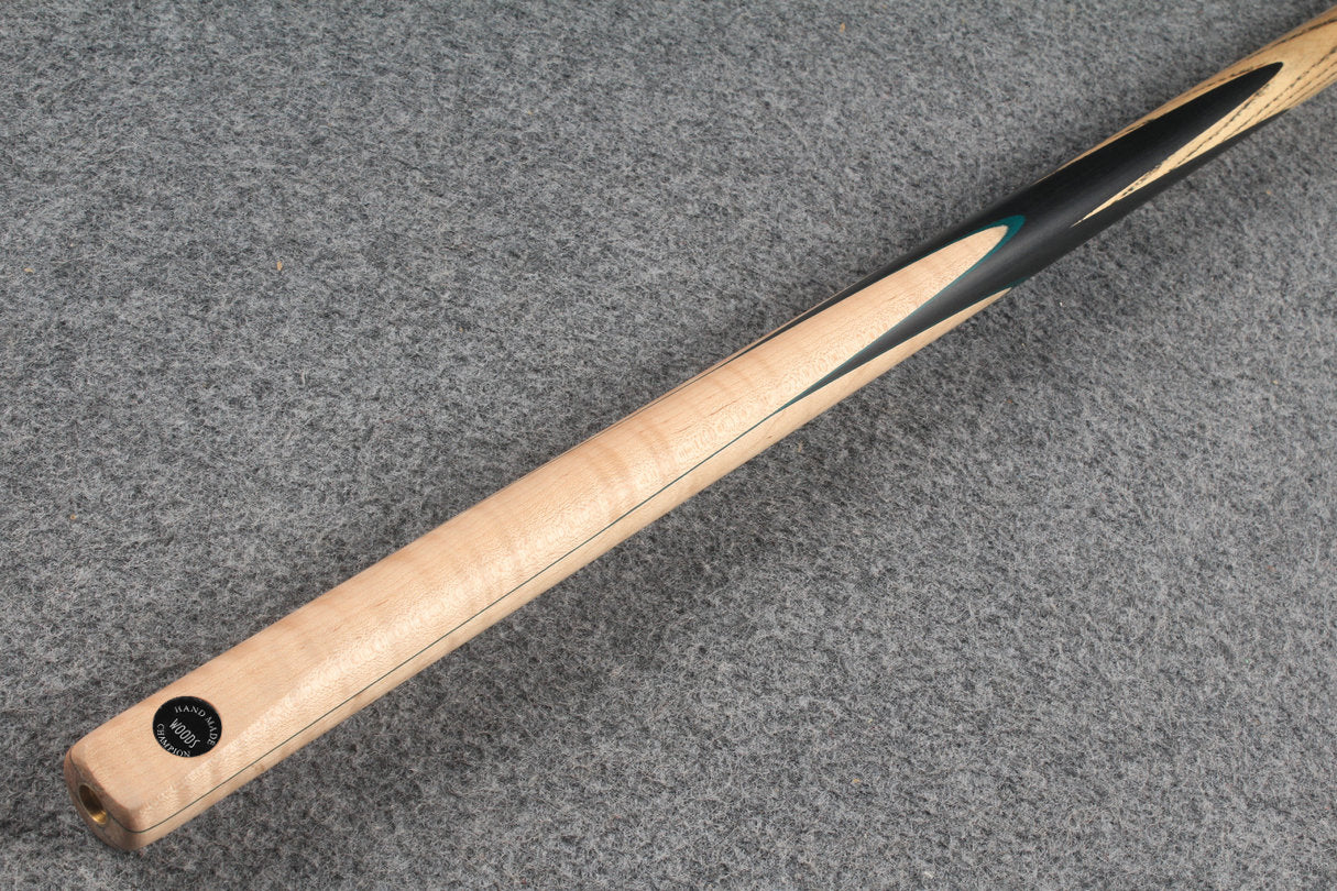 woods 1 piece handmade ash 60'' chinese 8 ball pool cue # 5214