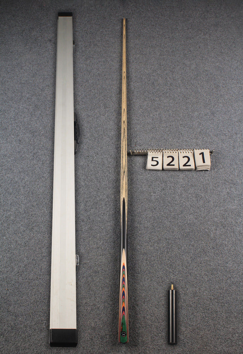 woods 1 piece handmade ash 60&#39;&#39; chinese 8 ball pool cue # 5221