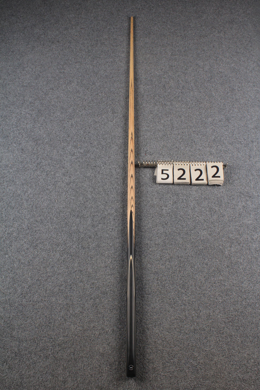 woods 1 piece handmade ash 60'' chinese 8 ball pool cue # 5222