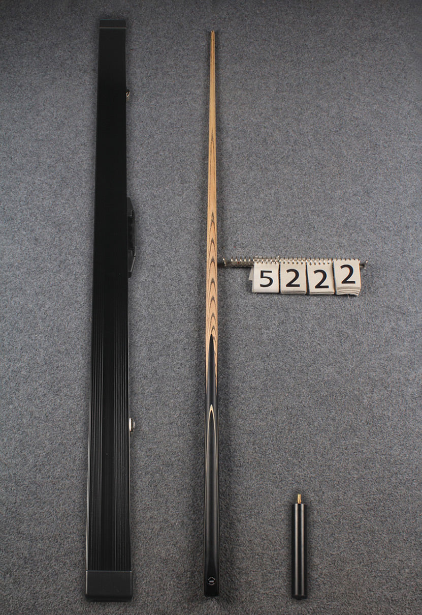 woods 1 piece handmade ash 60&#39;&#39; chinese 8 ball pool cue # 5222