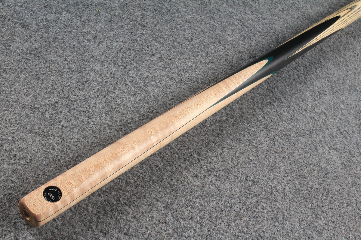 woods 1 piece handmade ash 60'' chinese 8 ball pool cue # 5223