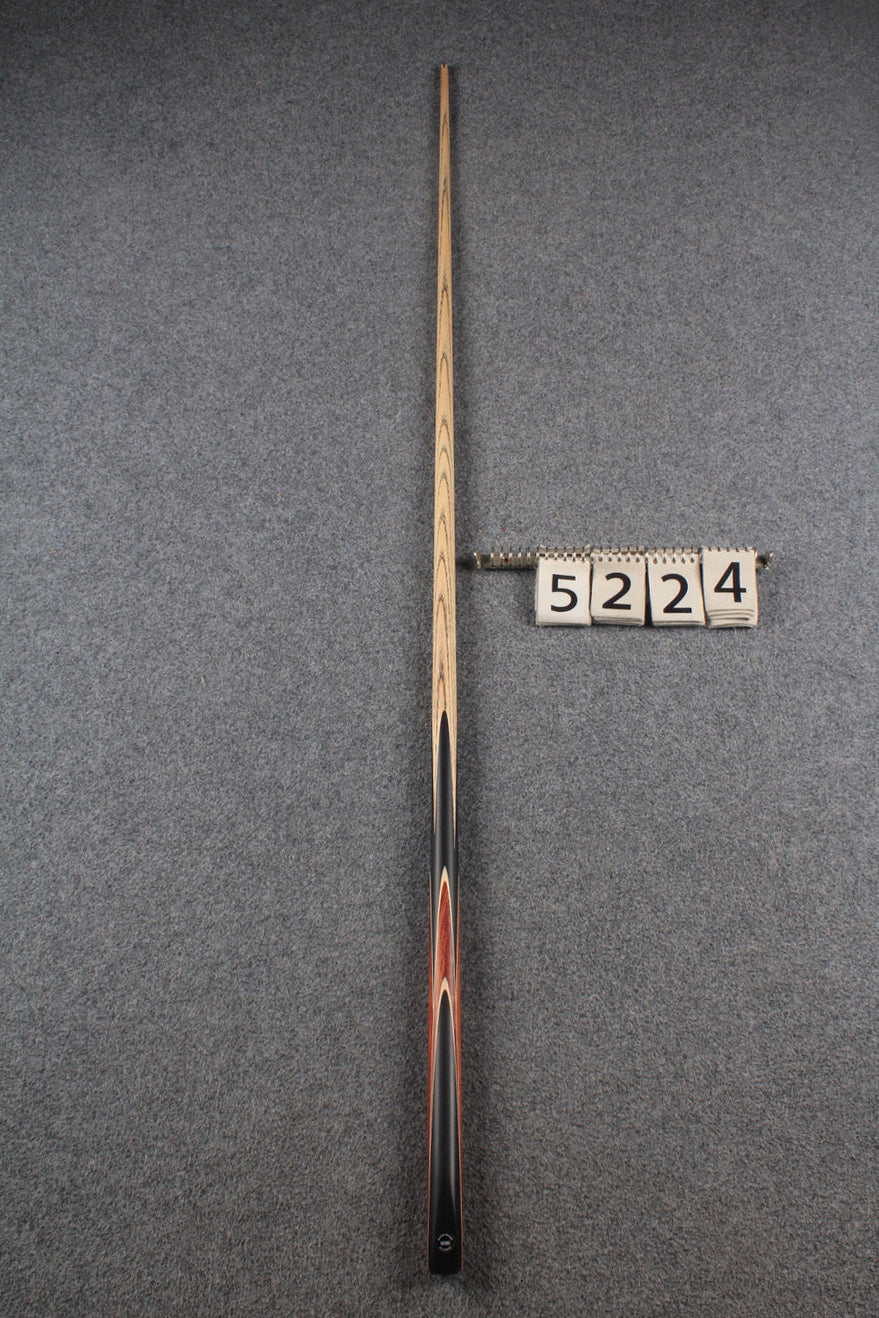 woods 1 piece handmade ash 60'' chinese 8 ball pool cue # 5224
