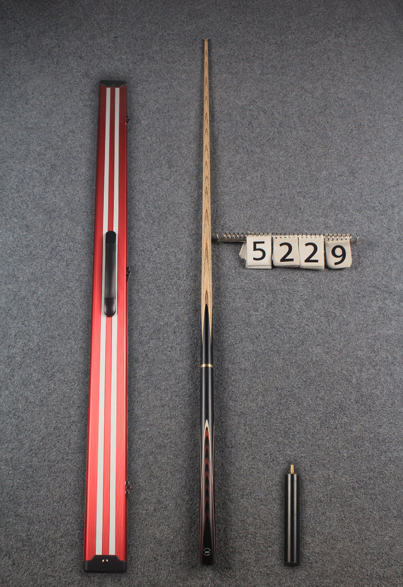 woods 3/4 handmade ash 55'' 8 ball pool cue # 5229