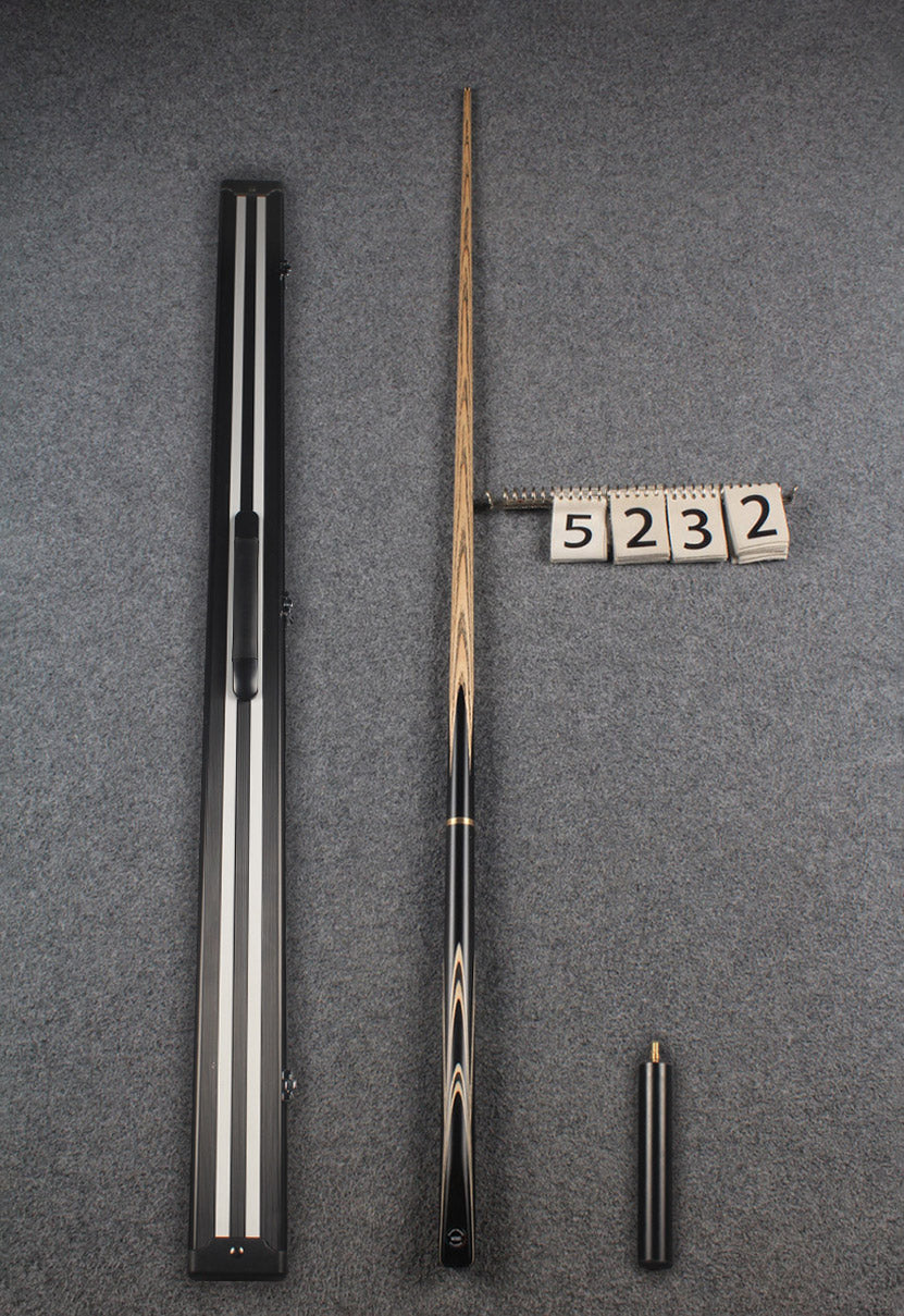 woods 3/4 handmade ash 55&#39;&#39; 8 ball pool cue # 5232