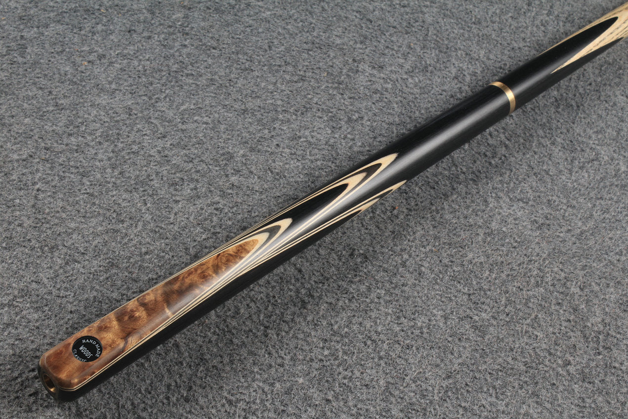 woods 3/4 handmade ash 55'' snooker / pool cue # 5255