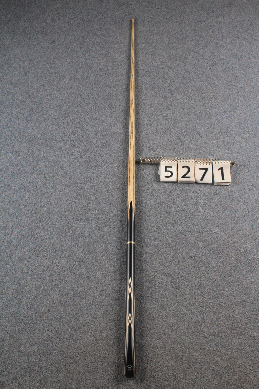 woods 3/4 handmade ash 55'' snooker / pool cue # 5271