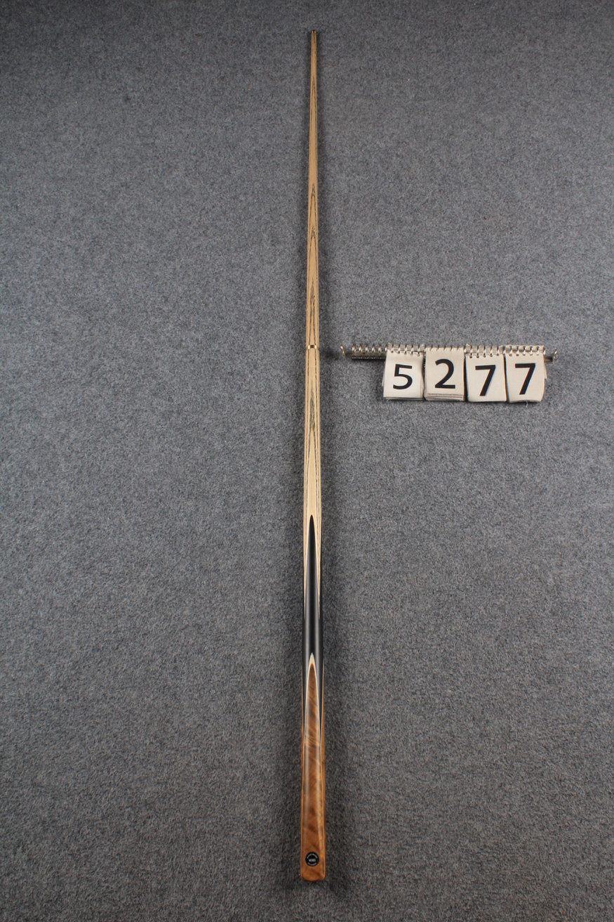 Exclusive 1/2 ash english pool cue burr wood # 5277
