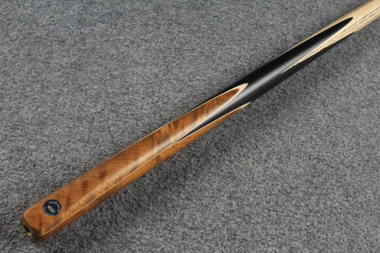 Exclusive 1/2 ash english pool cue burr wood # 5277