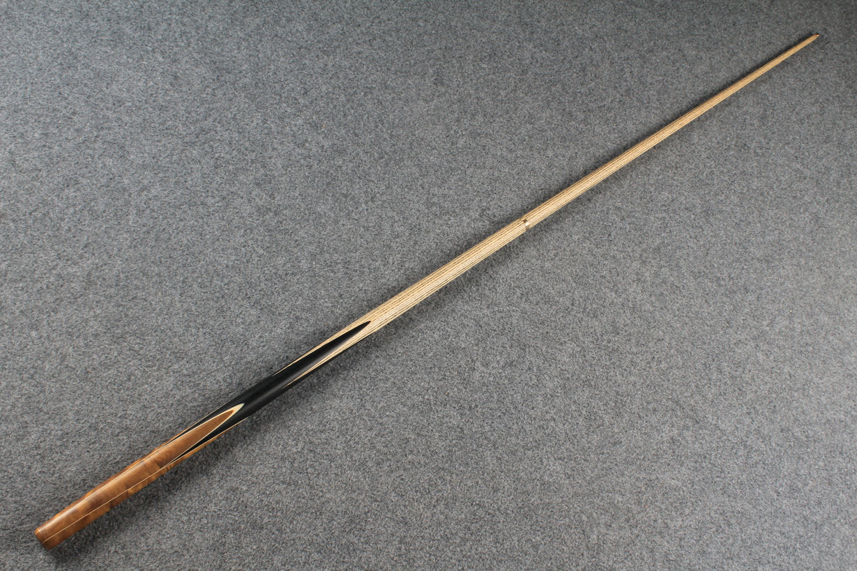 Exclusive 1/2 ash english pool cue burr wood # 5277