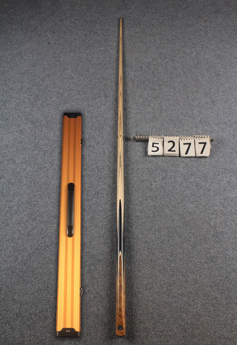 Exclusive 1/2 ash english pool cue burr wood # 5277