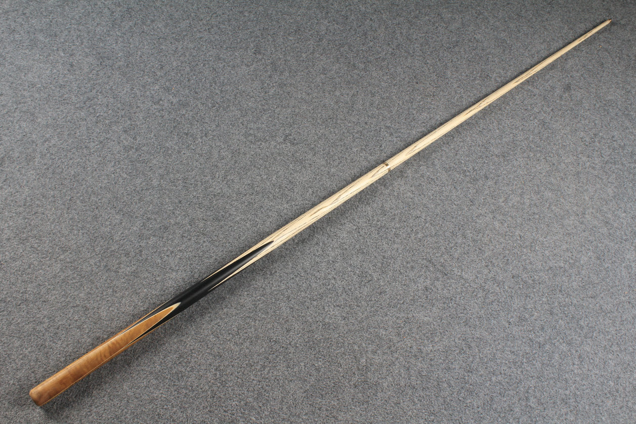Exclusive 1/2 ash english pool cue burr wood # 5283