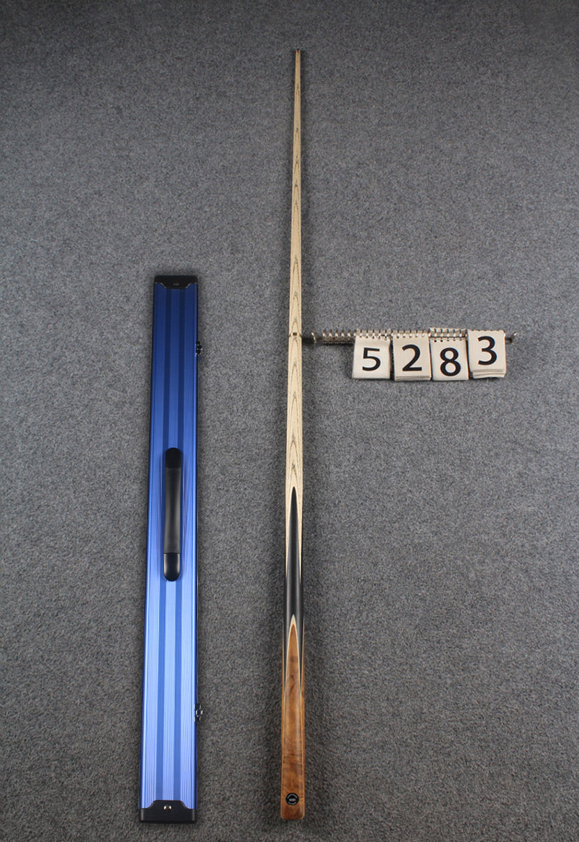 Exclusive 1/2 ash english pool cue burr wood # 5283