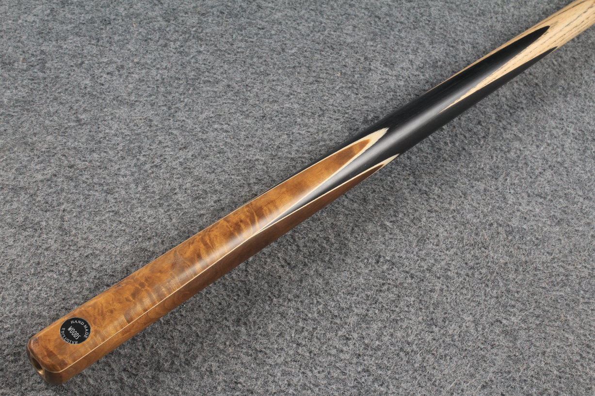 Exclusive 1/2 ash english pool cue burr wood # 5294