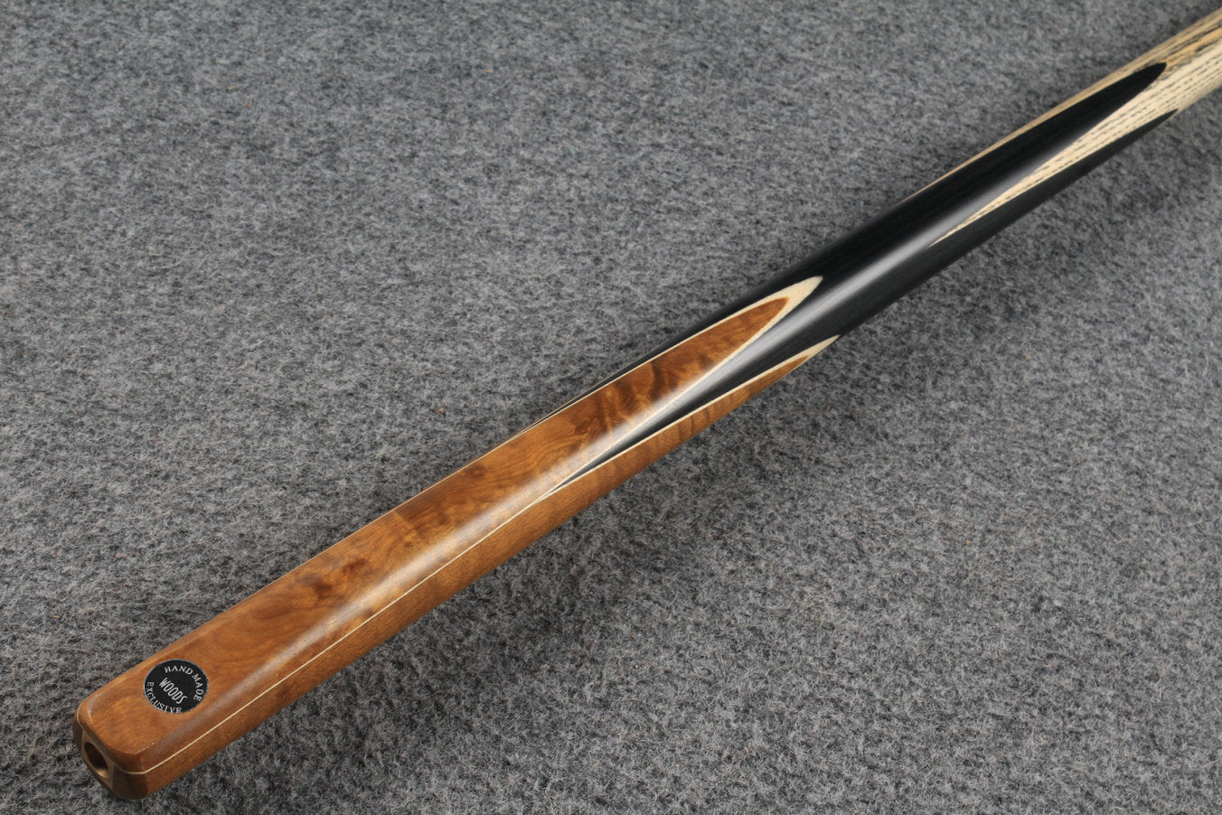 Exclusive 1/2 ash english pool cue burr wood # 5302