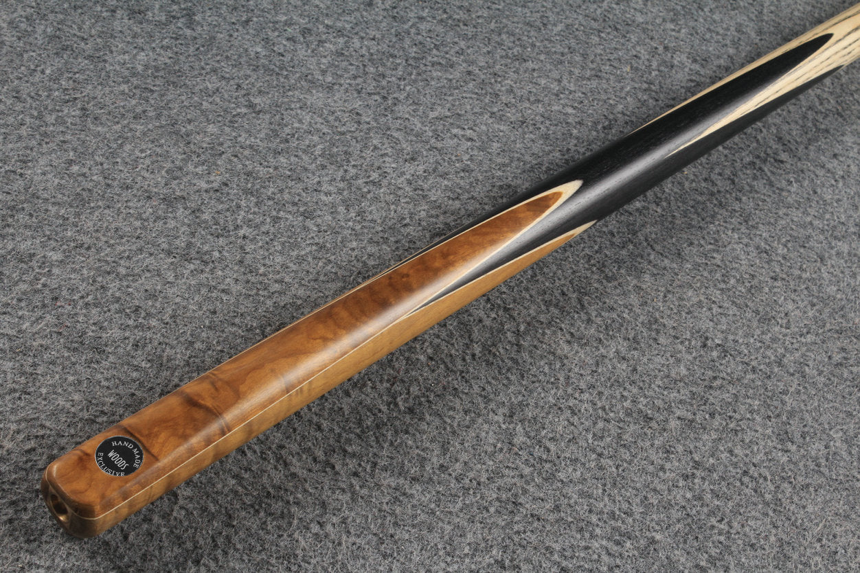 Exclusive 1/2 ash english pool cue burr wood # 5307