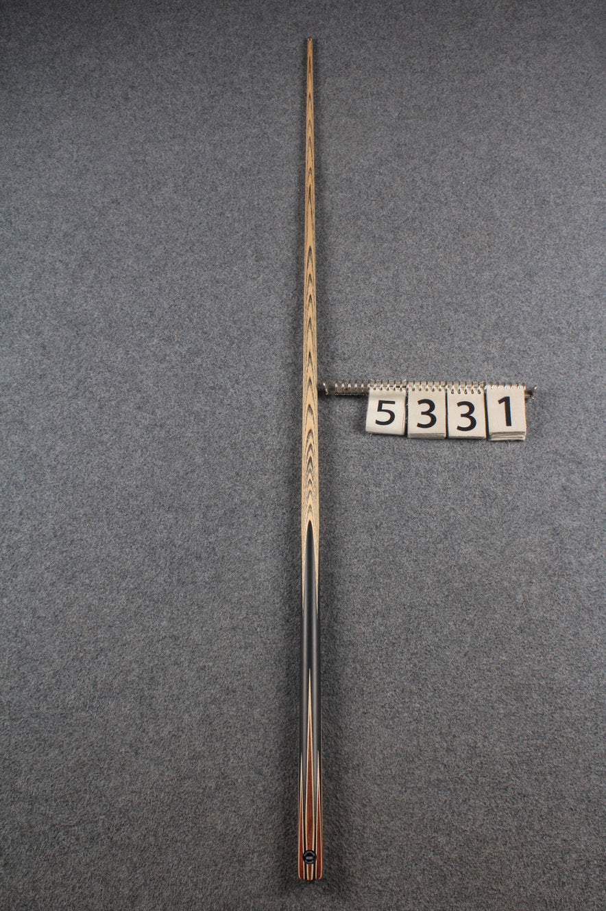1 piece ash snooker cue 8 x points butt # 5331