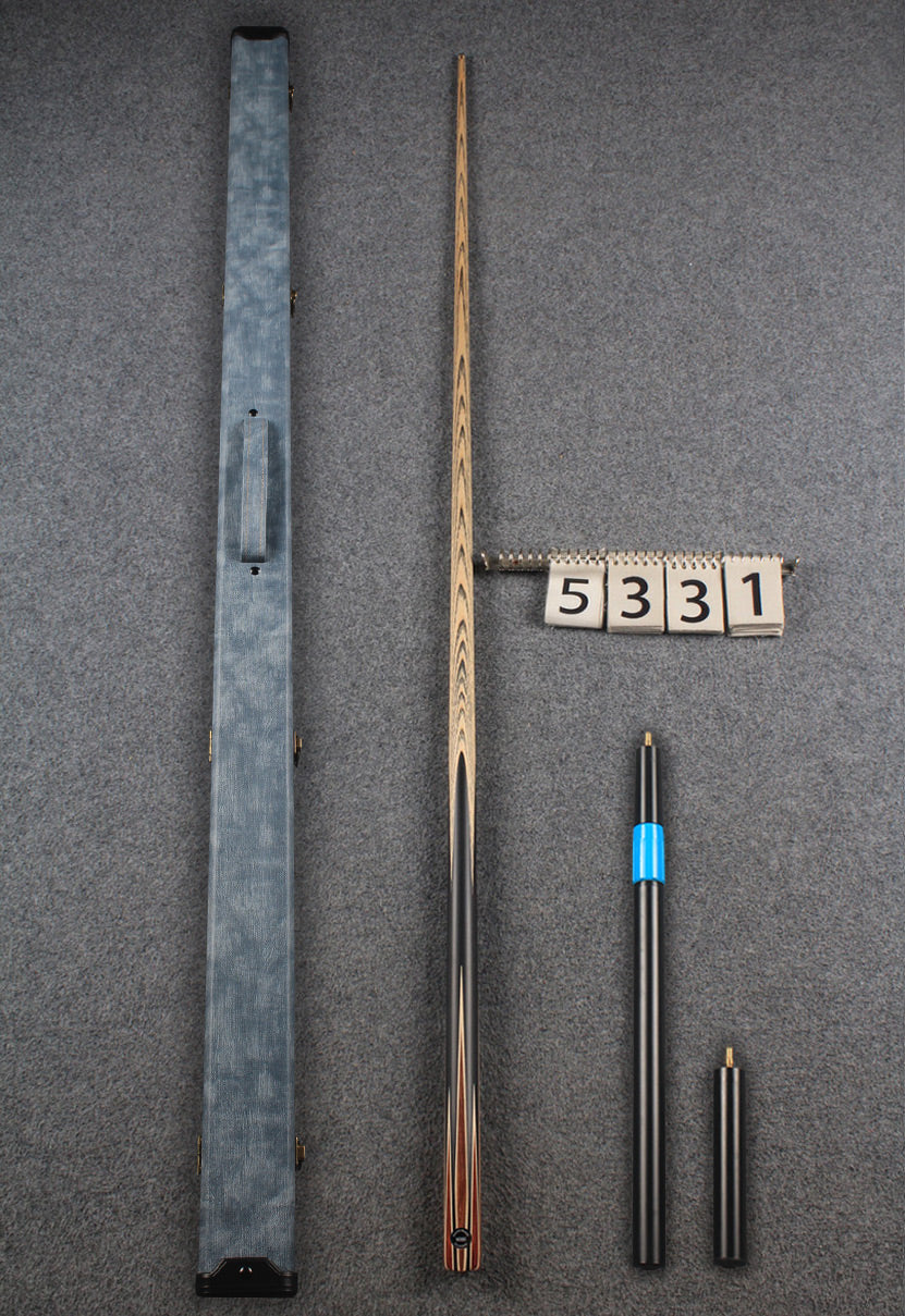 1 piece ash snooker cue 8 x points butt # 5331