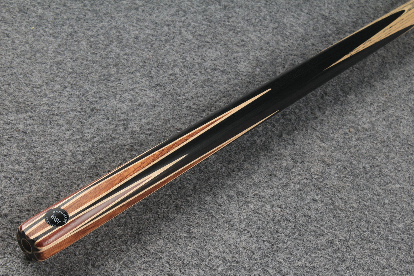 woods 1 piece handmade ash snooker / pool cue 8 x points butt # 5336