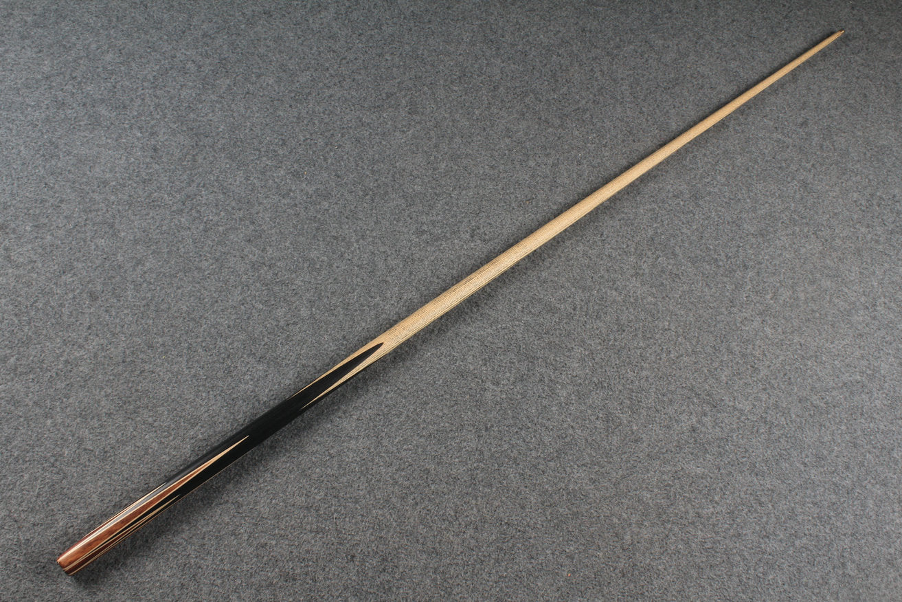 woods 1 piece handmade ash snooker / pool cue 8 x points butt # 5336