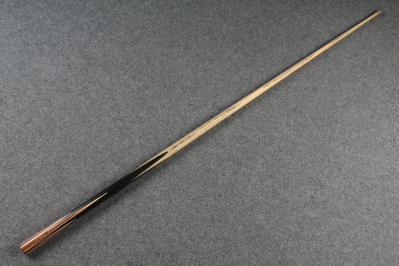 woods 1 piece handmade ash snooker / pool cue 8 x points butt # 5336