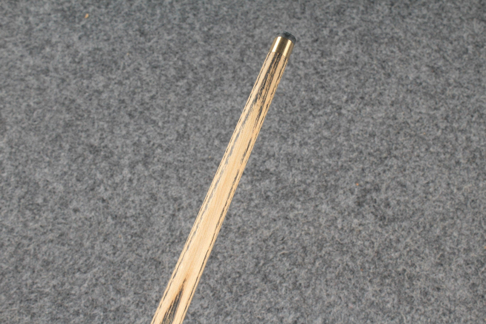 woods 1 piece handmade ash snooker / pool cue 8 x points butt # 5336