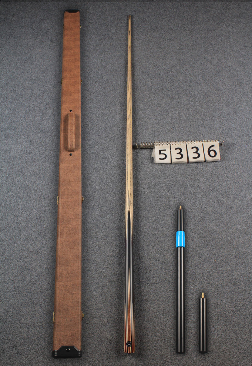1 piece ash snooker cue 8 x points butt # 5336