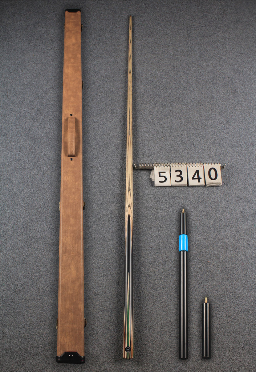 1 piece ash snooker cue 8 x points butt # 5340