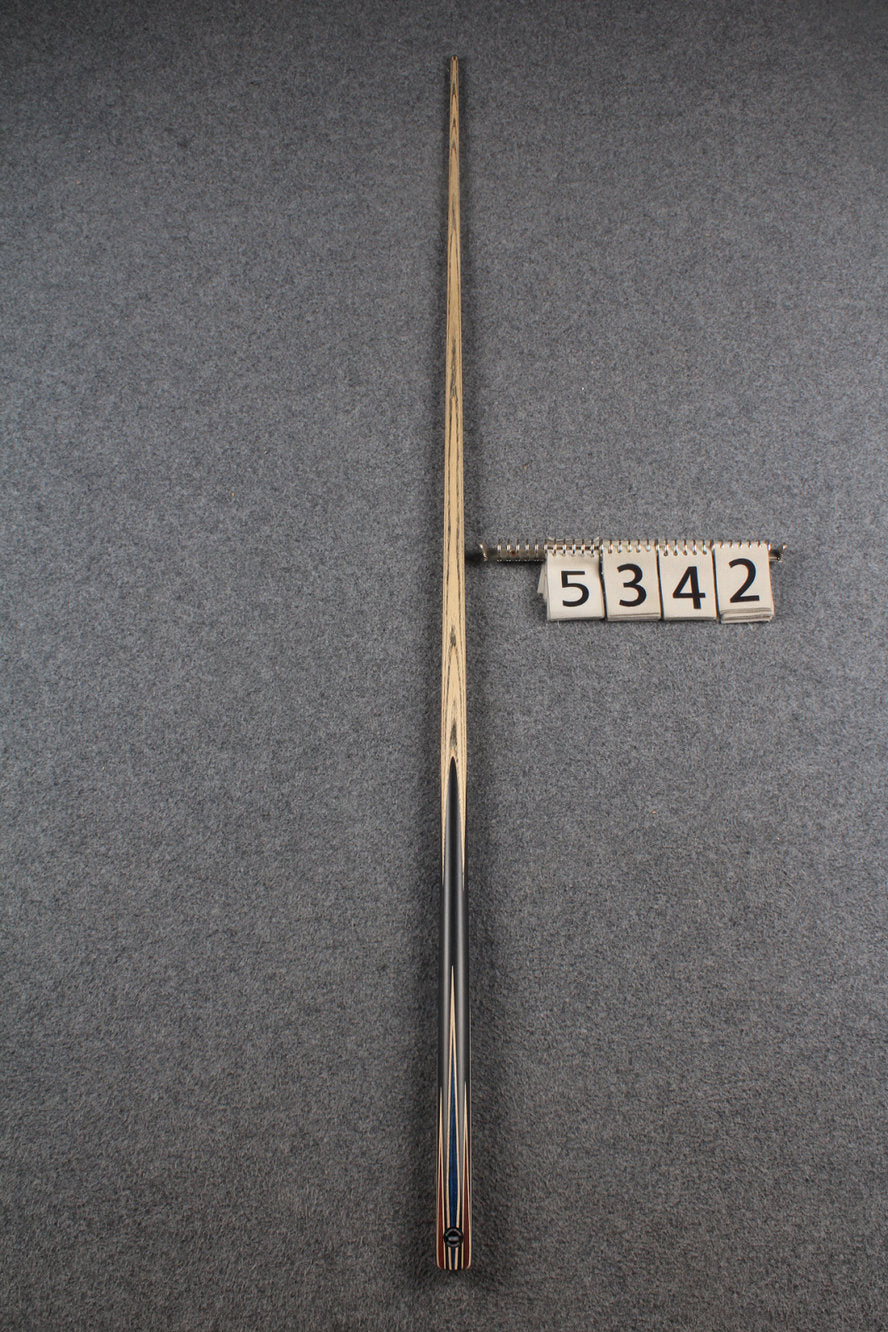1 piece ash snooker cue 8 x points butt # 5342