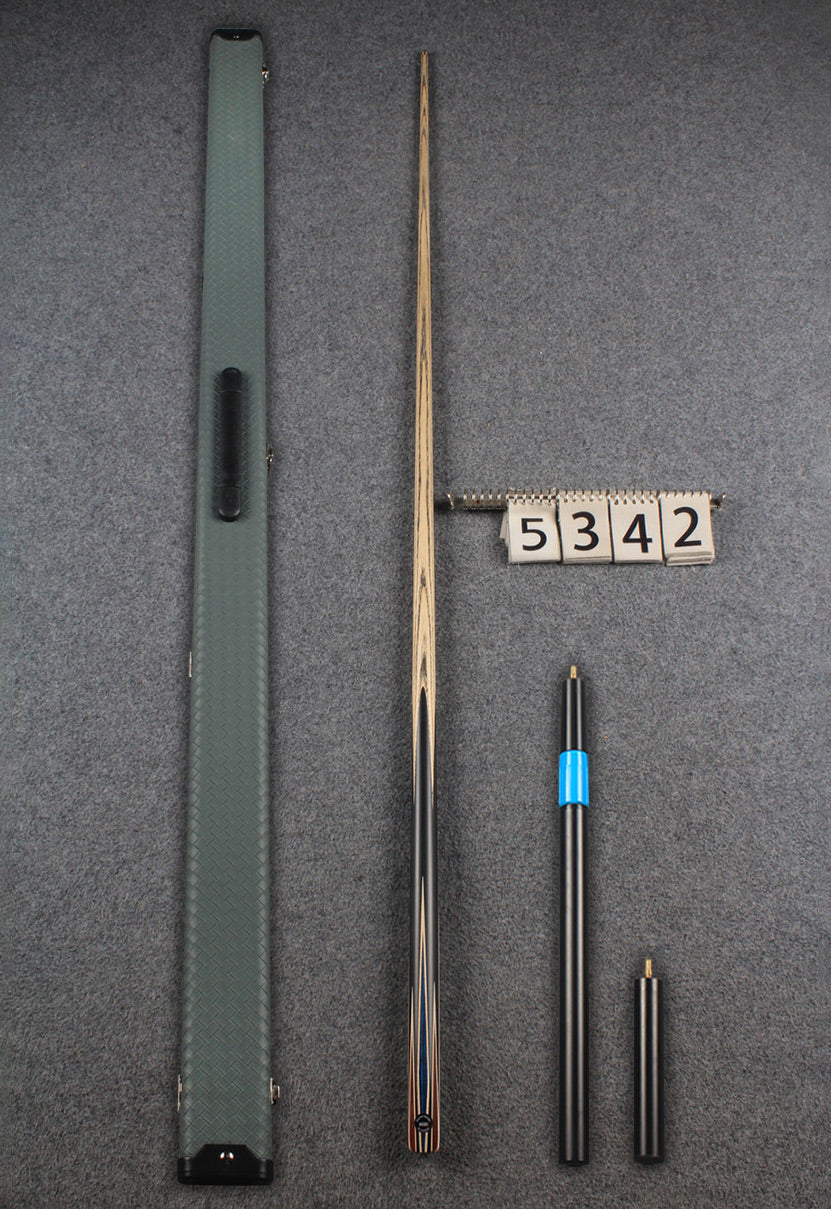 1 piece ash snooker cue 8 x points butt # 5342 WOODS CUES