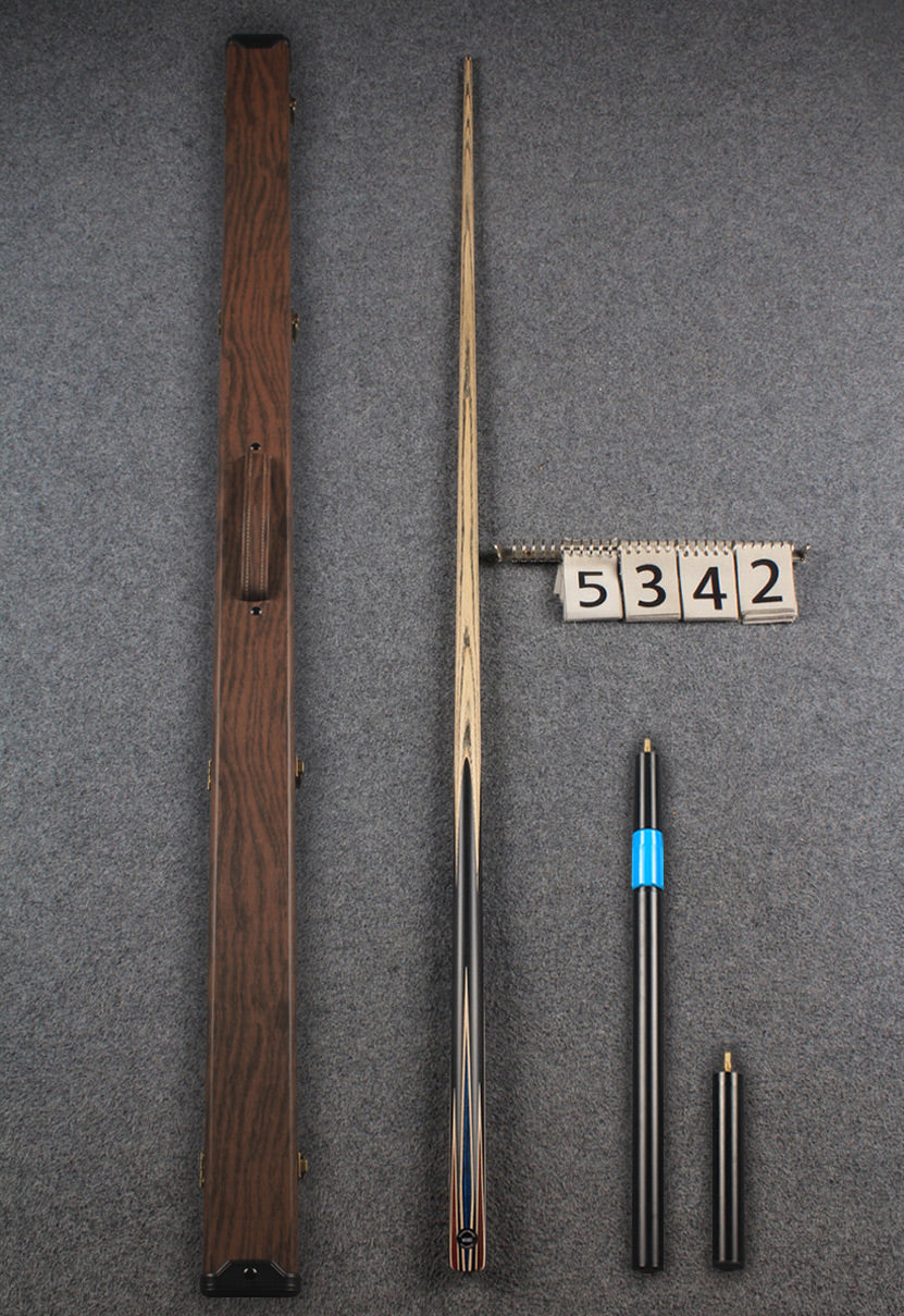 1 piece ash snooker cue 8 x points butt # 5342