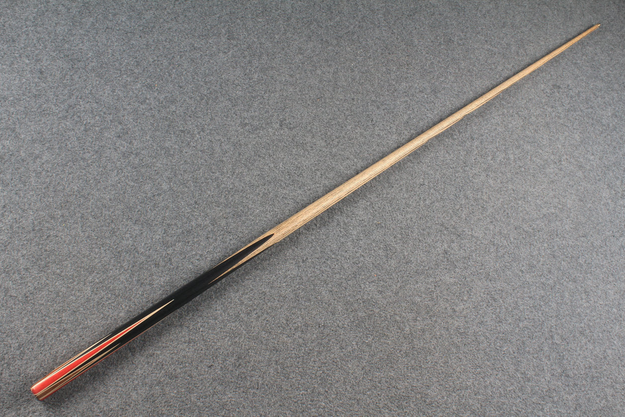 woods 1 piece handmade ash snooker / pool cue 8 x points butt # 5348