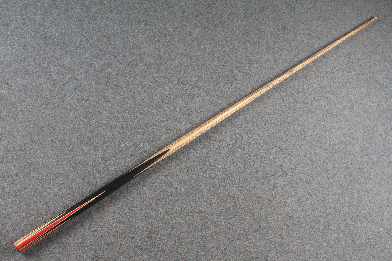 woods 1 piece handmade ash snooker / pool cue 8 x points butt # 5348