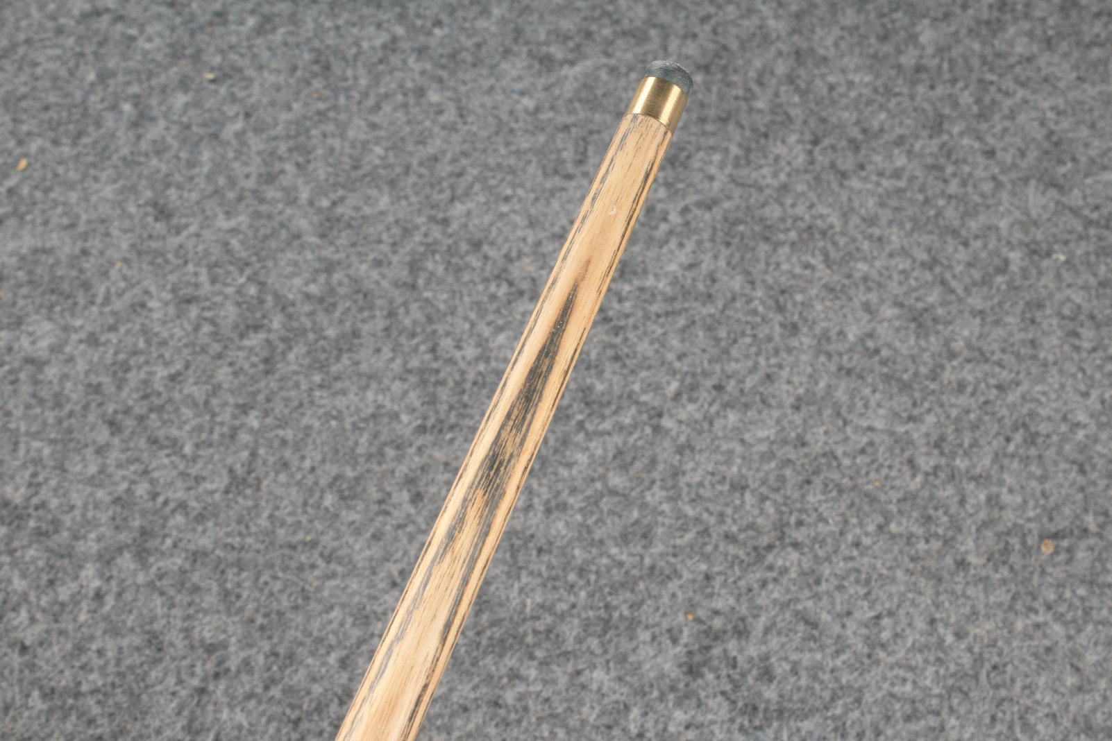 woods 1 piece handmade ash snooker / pool cue 8 x points butt # 5348